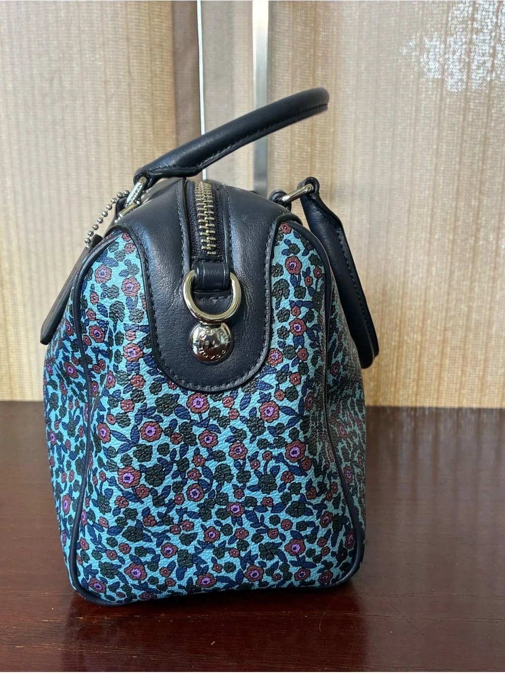 Coach Mini Bennet Floral Satchel